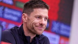 Xabi Alonso en rueda de prensa