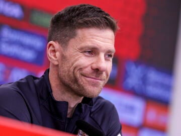 Xabi Alonso en rueda de prensa