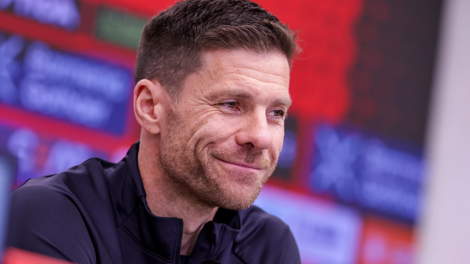 Xabi Alonso en rueda de prensa Xabi Alonso en rueda de prensa
