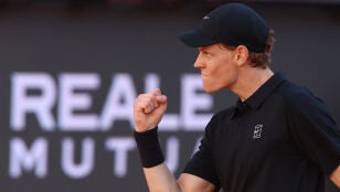 Jannik Sinner durante la final del Masters de Roma