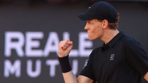 Jannik Sinner durante la final del Masters de Roma