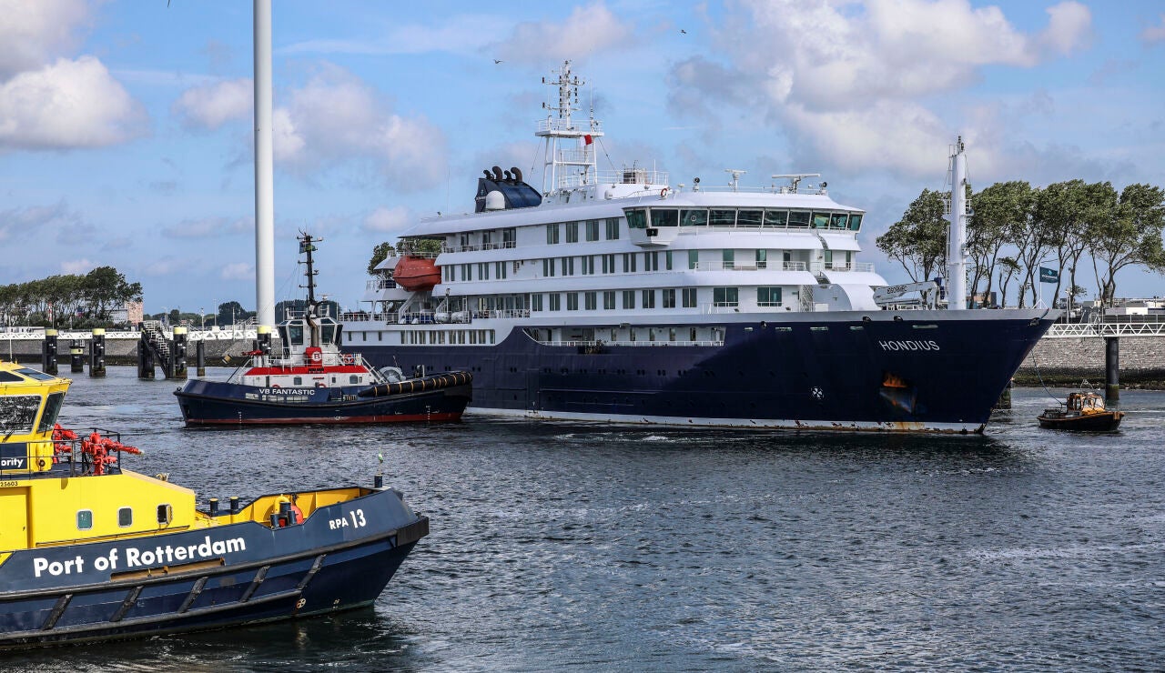 El crucero atraca en R&oacute;terdam
