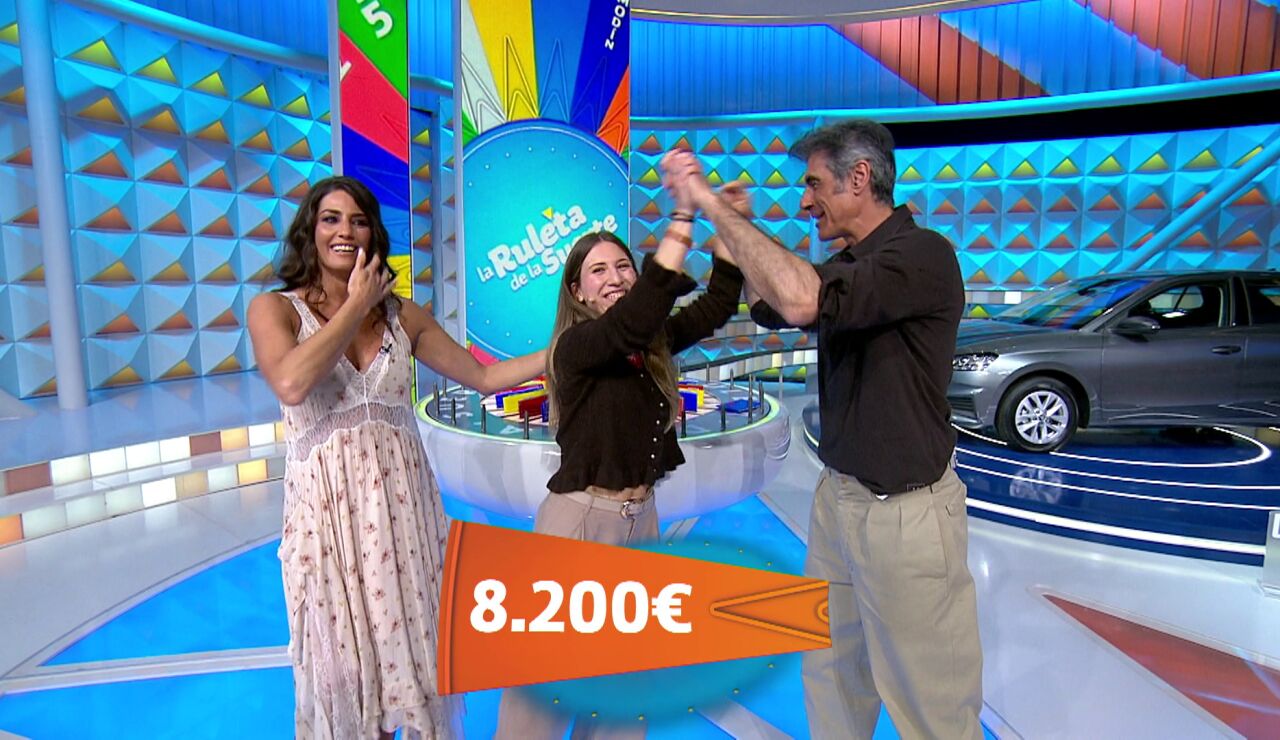 Alba gana 8.200 euros al resolver el Panel Final de La ruleta de la suerte