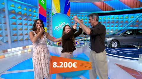 Alba gana 8.200 euros al resolver el Panel Final de La ruleta de la suerte
