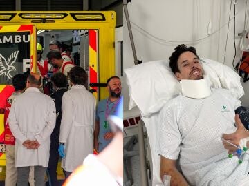 &Aacute;lex M&aacute;rquez tras su grave accidente en Montmel&oacute;
