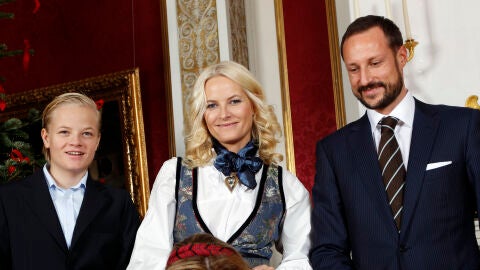 Mette-Marit, Marius Borg y el príncipe Haakon