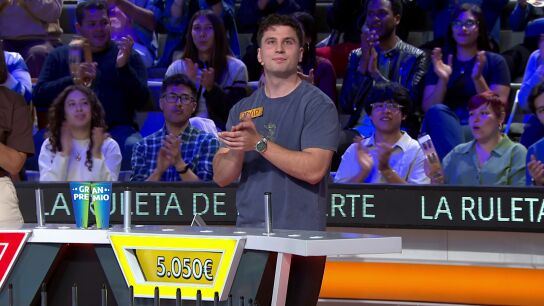 David pasa a jugar la Gran Final de La ruleta de la suerte con 5.050 euazos