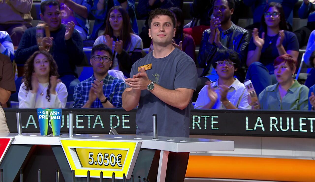 David pasa a jugar la Gran Final de La ruleta de la suerte con 5.050 euazos