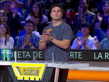 David pasa a jugar la Gran Final de La ruleta de la suerte con 5.050 euazos