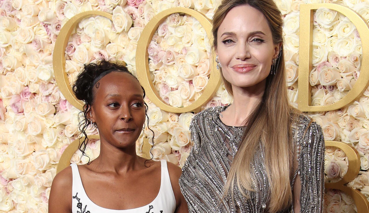 Angelina Jolie con su hija Zahara