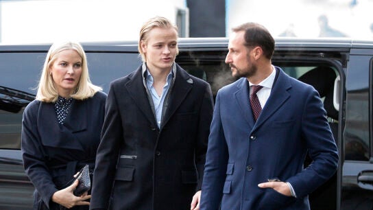 Mette-Marit, Marius Borg y el pr&iacute;ncipe Haakon