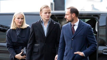 Mette-Marit, Marius Borg y el pr&iacute;ncipe Haakon