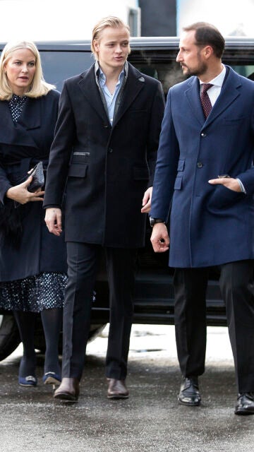 Mette-Marit, Marius Borg y el príncipe Haakon