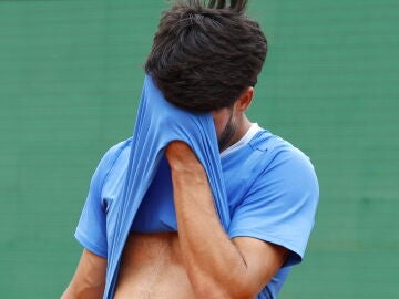 Carlos Alcaraz, en su &uacute;ltimo partido en Montecarlo