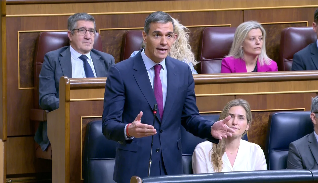 Pedro Sánchez, en el Congreso de los Diputados