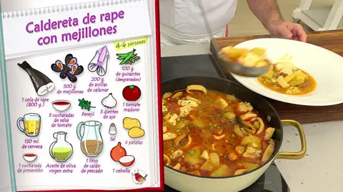 Ingredientes Caldereta de rape con mejillones Ingredientes Caldereta de rape con mejillones