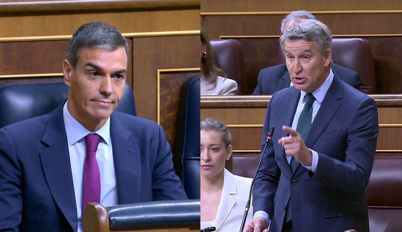 Feijoo y S&aacute;nchez en el Congreso