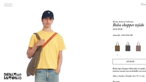 Tote bag de la nueva colección de Bad Bunny para Zara