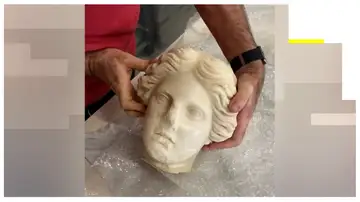 Encuentran un busto en Alicante. Encuentran un busto en Alicante.