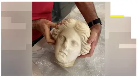 Encuentran un busto en Alicante. Encuentran un busto en Alicante.