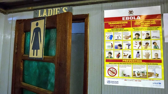 Cartel informativo sobre el ébola en la República Democrática del Congo Cartel informativo sobre el ébola en la República Democrática del Congo