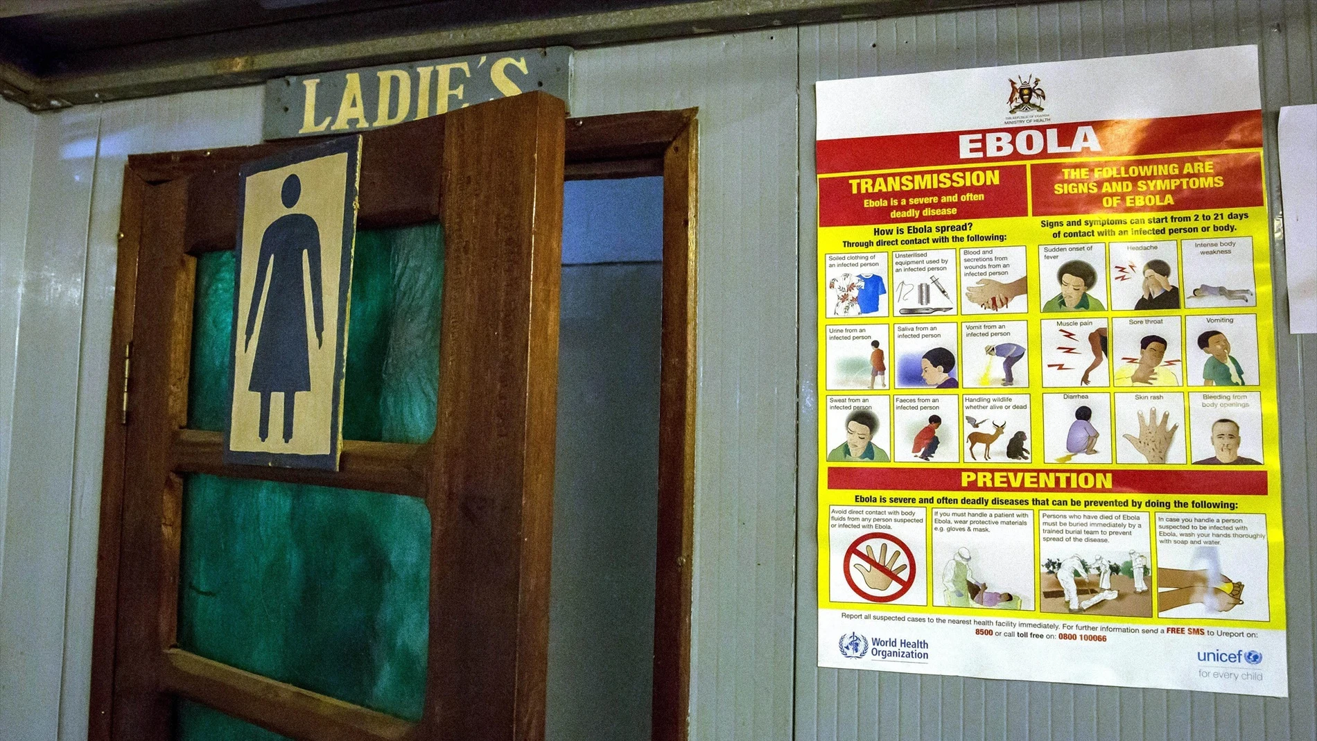 Cartel informativo sobre el ébola en la República Democrática del Congo Cartel informativo sobre el ébola en la República Democrática del Congo
