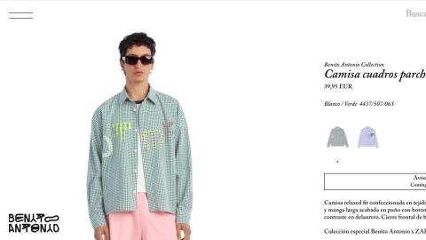 Camisa de la nueva colección de Bad Bunny para Zara