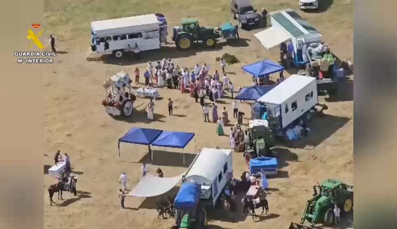 V&Iacute;DEO: Im&aacute;genes de la Guardia Civil del discurrir de las hermandades por los caminos