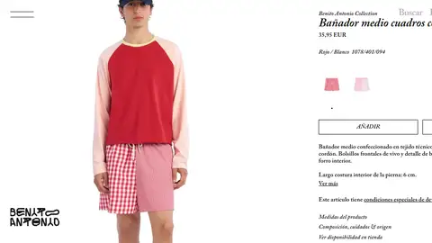 Bañador de la nueva colección de Bad Bunny para Zara Bañador de la nueva colección de Bad Bunny para Zara