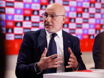 Luis de la Fuente comparece ante los medios tras ofrecer la lista para el Mundial