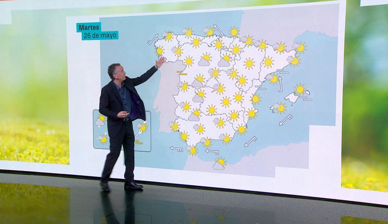 La previsi&oacute;n del martes 26 de mayo