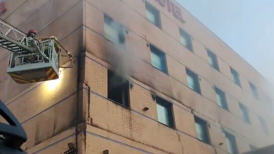 Incendio en un hotel de M&aacute;laga