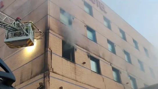 Incendio en un hotel de Málaga Incendio en un hotel de Málaga