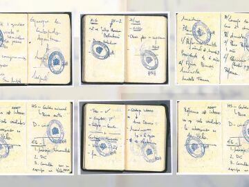 Anotaciones en la agenda de Julio Mart&iacute;nez