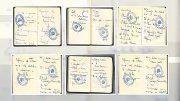Anotaciones en la agenda de Julio Martínez Anotaciones en la agenda de Julio Martínez