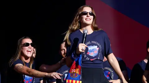 Alexia Putellas, en las celebraciones del pasado domingo en Barcelona Alexia Putellas, en las celebraciones del pasado domingo en Barcelona