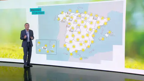 La previsión del tiempo 27 de mayo La previsión del tiempo 27 de mayo