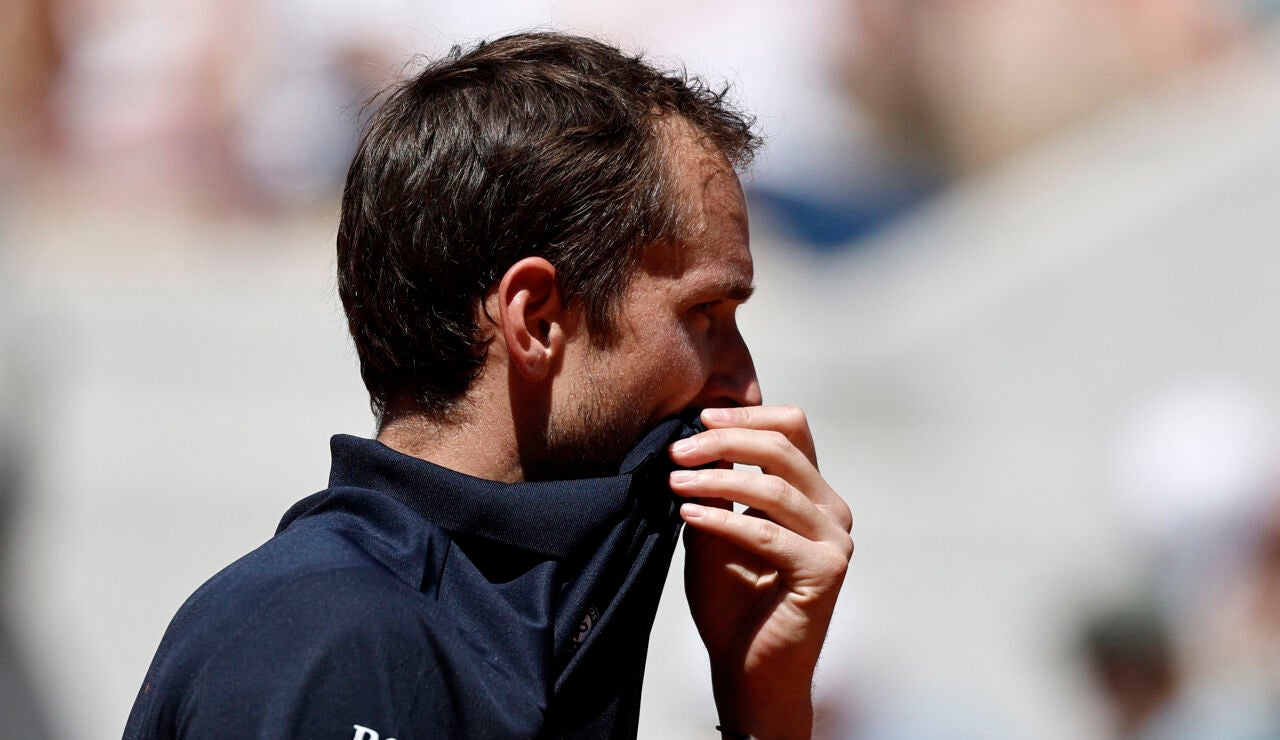 Daniil Medvedev, en su estreno en Roland Garros ante Adam Walton