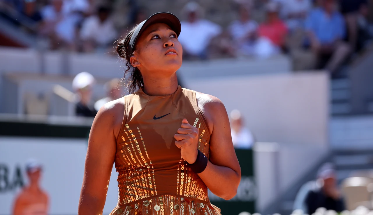 Naomi Osaka, en su estreno en Roland Garros
