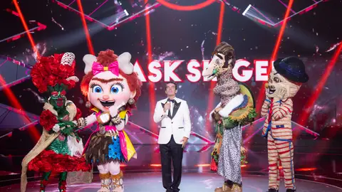 ¡Llegó el gran día! Clavel, Jirafa, Troglodita y Momia se juegan la máscara dorada en la Final de Mask Singer ¡Llegó el gran día! Clavel, Jirafa, Troglodita y Momia se juegan la máscara dorada en la Final de Mask Singer