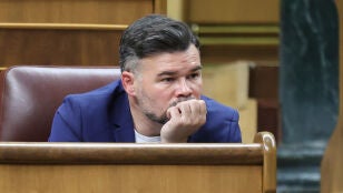 Imagen del portavoz de ERC en el Congreso, Gabriel Rufi&aacute;n