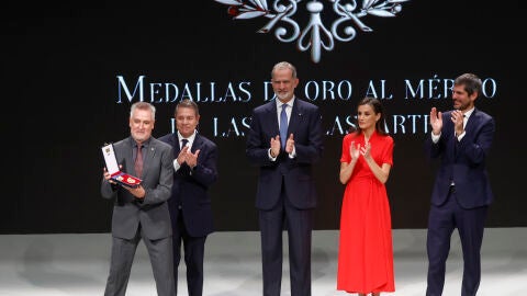 Rey Felipe VI y reina Letizia en la entrega de las Medallas de Oro al Mérito en las Bellas Artes 2024