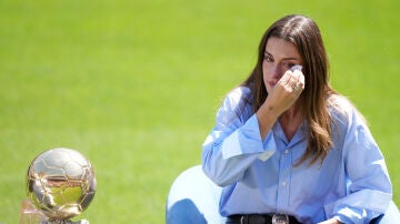 Alexia Putellas, emocionada en su despedida del Bar&ccedil;a