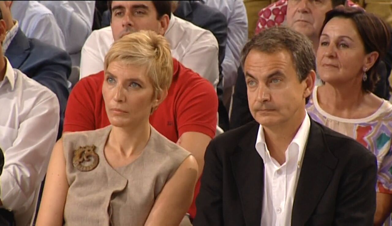 Zapatero y Sonsoles Espinosa