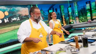 Un plato refrescante y con mucho sabor: David de Jorge sorprende con 'la burrata de Melody'