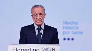 Florentino Pérez, en la presentación de su candidatura