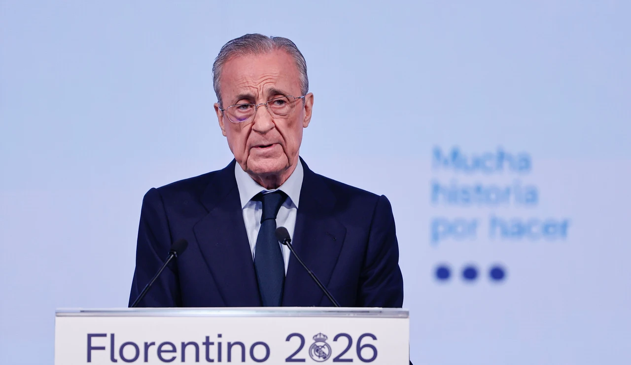 Florentino Pérez, en la presentación de su candidatura