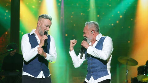 Sigue la s&eacute;ptima gala de Tu cara me suena en directo: Jesul&iacute;n y Rafa de La Uni&oacute;n forman la mejor dupla