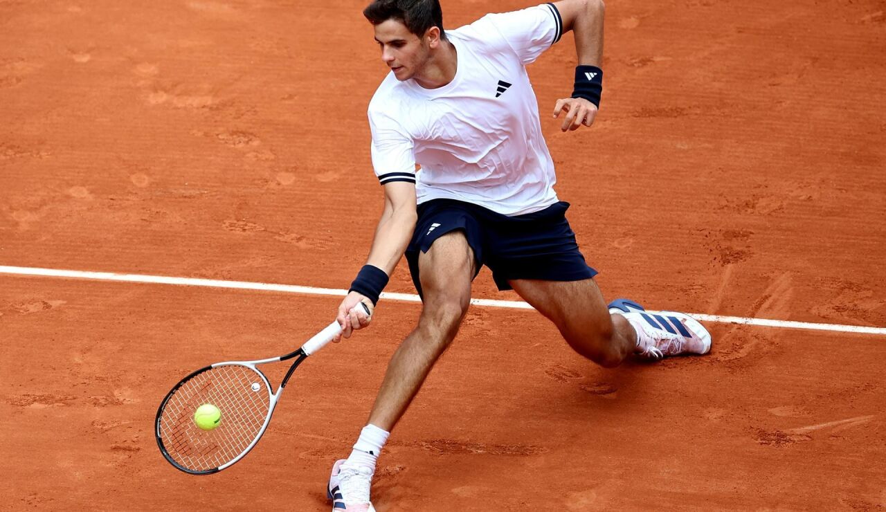 Rafa J&oacute;dar en el partido ante Pablo Carre&ntilde;o 
