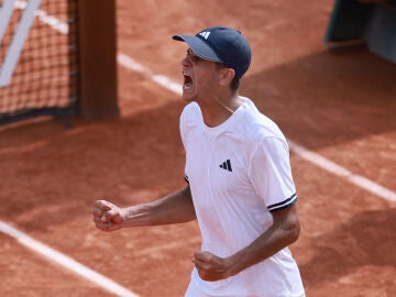 Rafa J&oacute;dar celebra una victoria en Roland Garros 2016